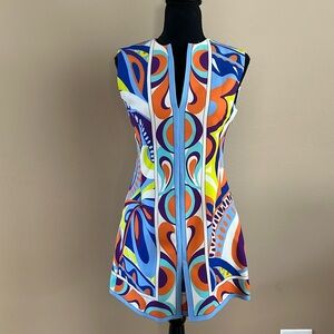 Zara Pucci style mini dress size small.